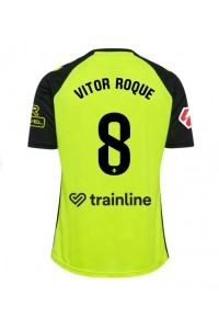 Real Betis Vitor Roque #8 Voetbaltruitje Uit tenue 2024-25 Korte Mouw